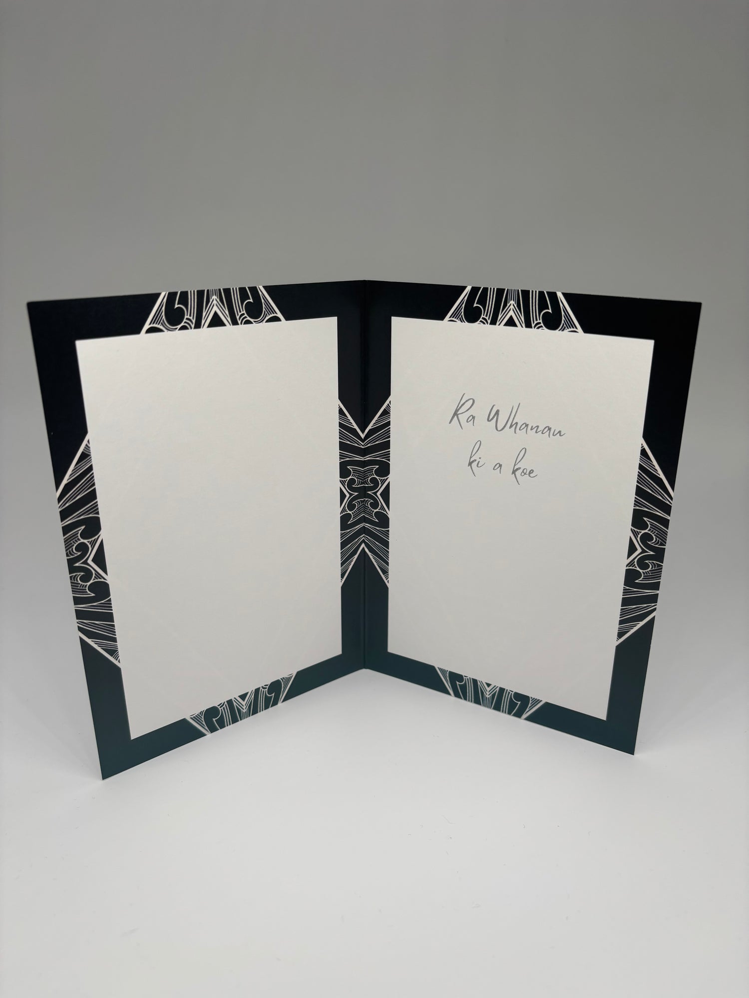 Māori Greeting Card - Ra Whanau Ki A Koe
