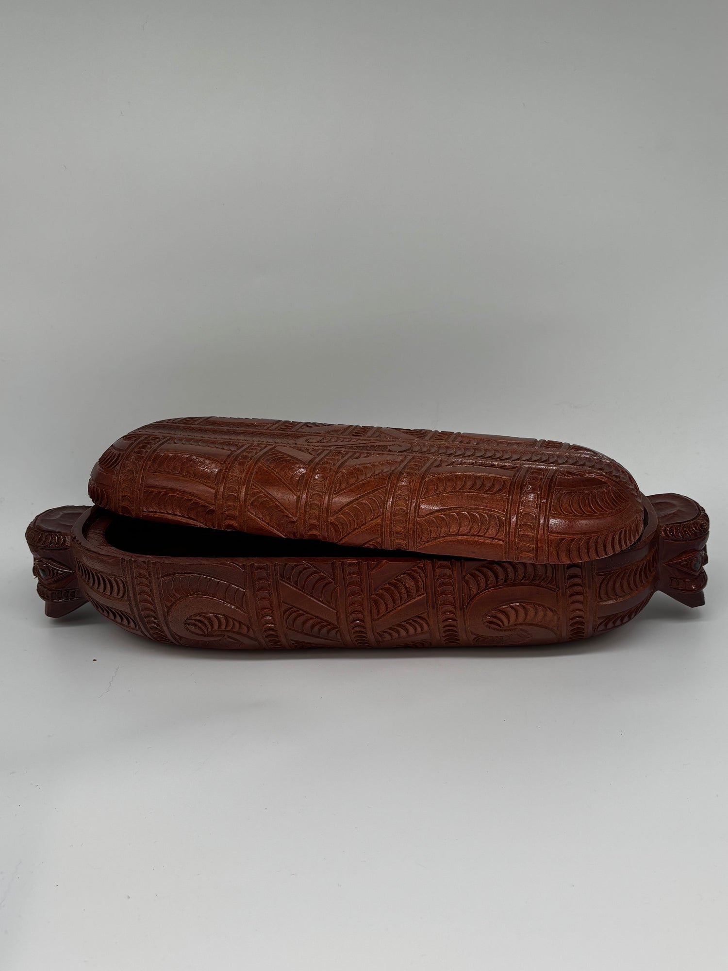 Wooden Waka Huia