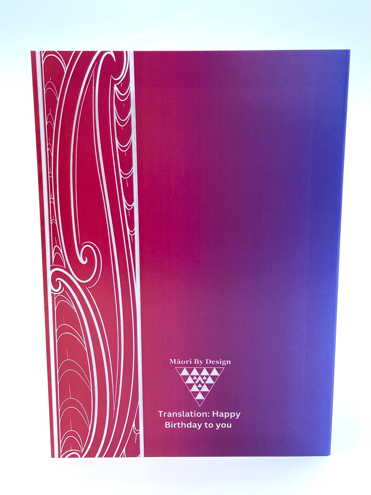Māori Greeting Card- Hari Huritau Ki A Koe