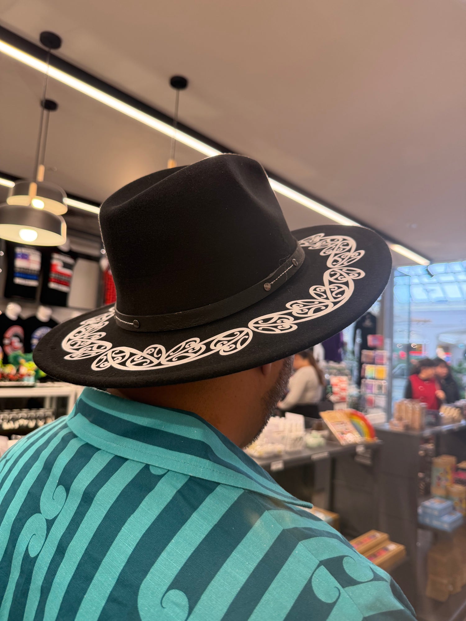 Black Kowhaiwhai Fedora