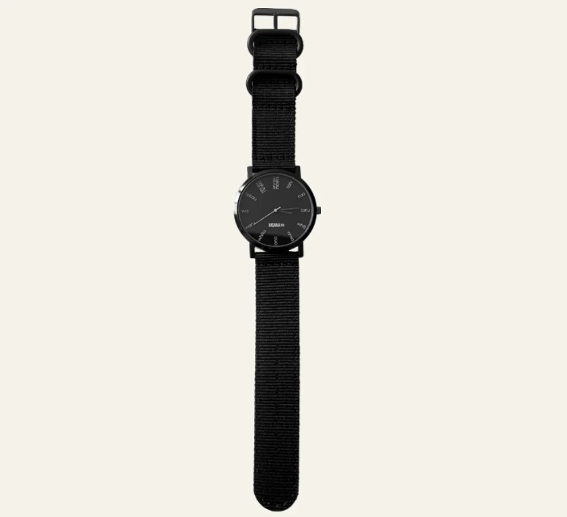 Te Reo Māori Watch - Black