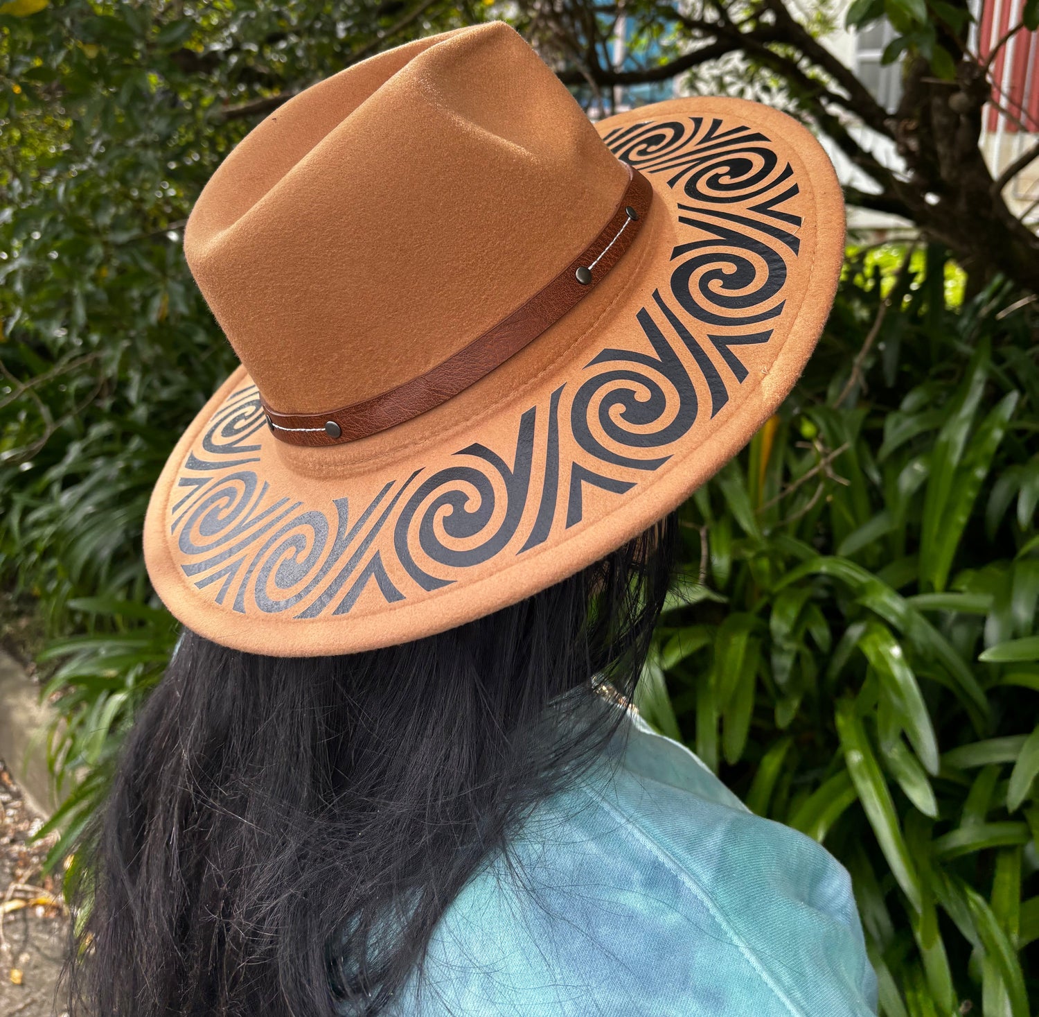 Brown Maori Fedora Hat