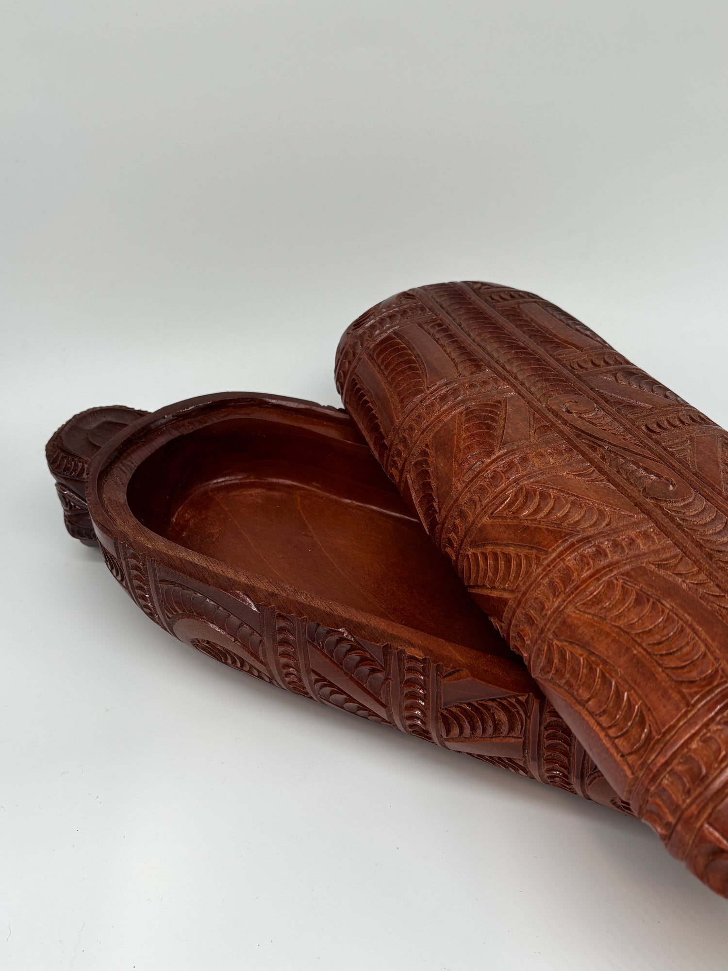 Wooden Waka Huia