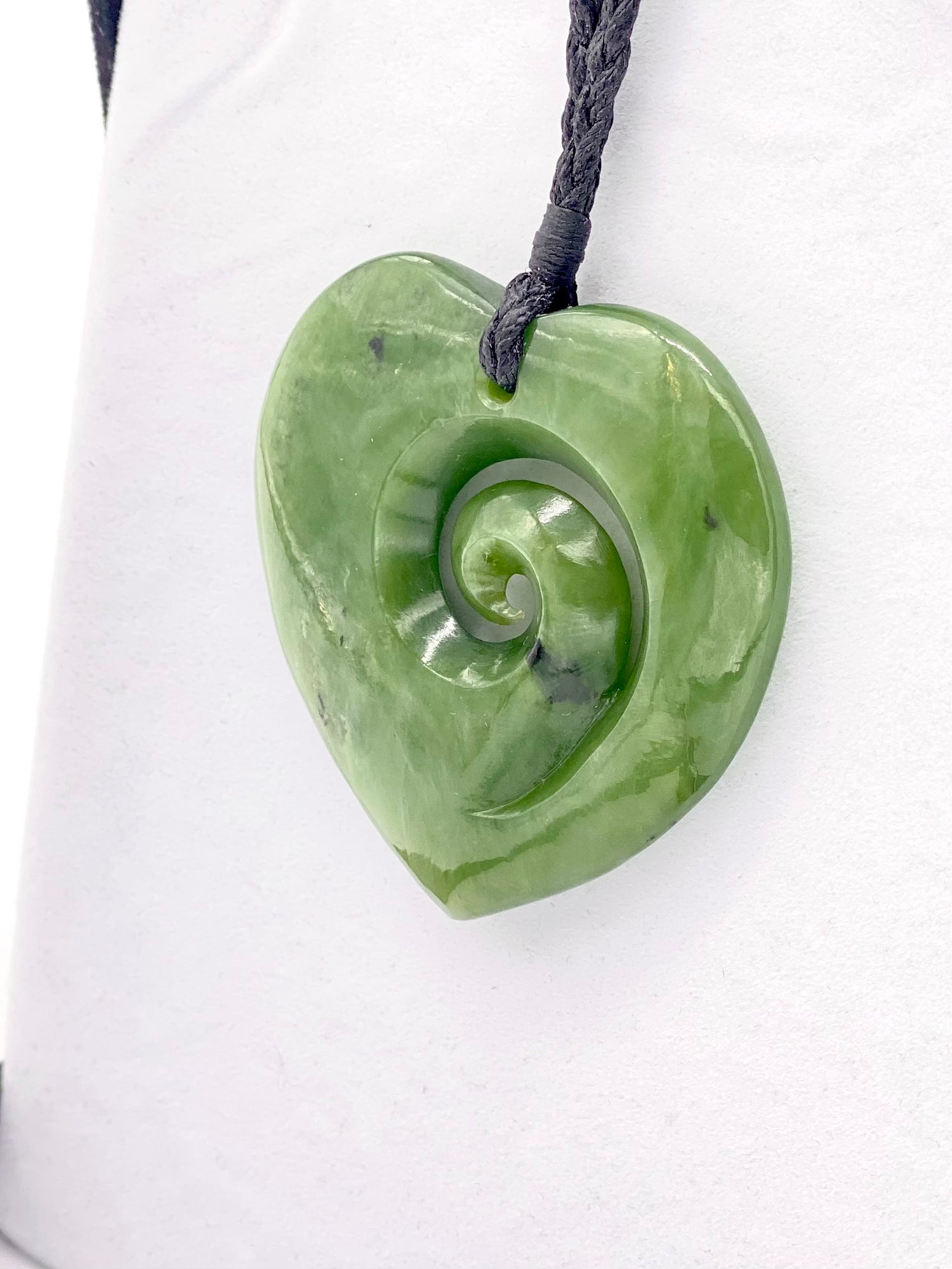 Koru Heart Pounamu Necklace