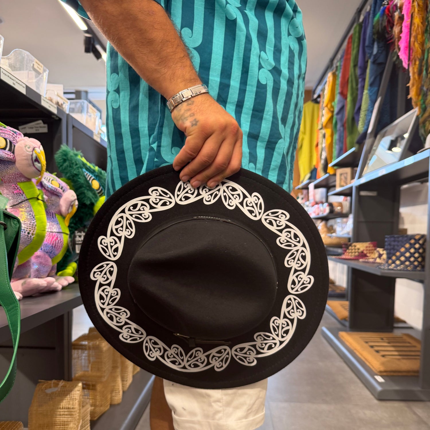 Black Kowhaiwhai Fedora