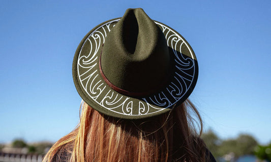 Olive Maori Fedora Hat