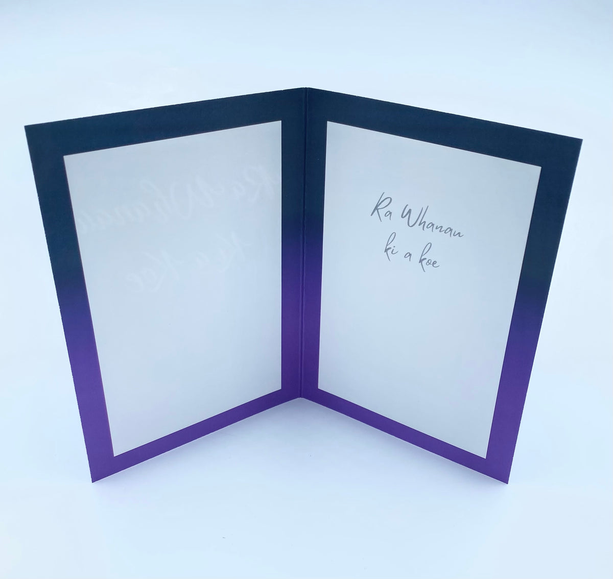 Māori Greeting Card - Ra Whanau Ki a Koe