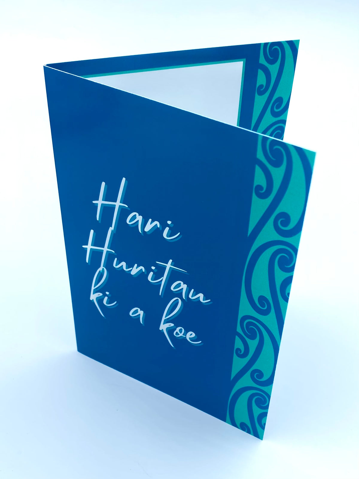 Māori Greeting Card- Hari Huritau Ki A Koe