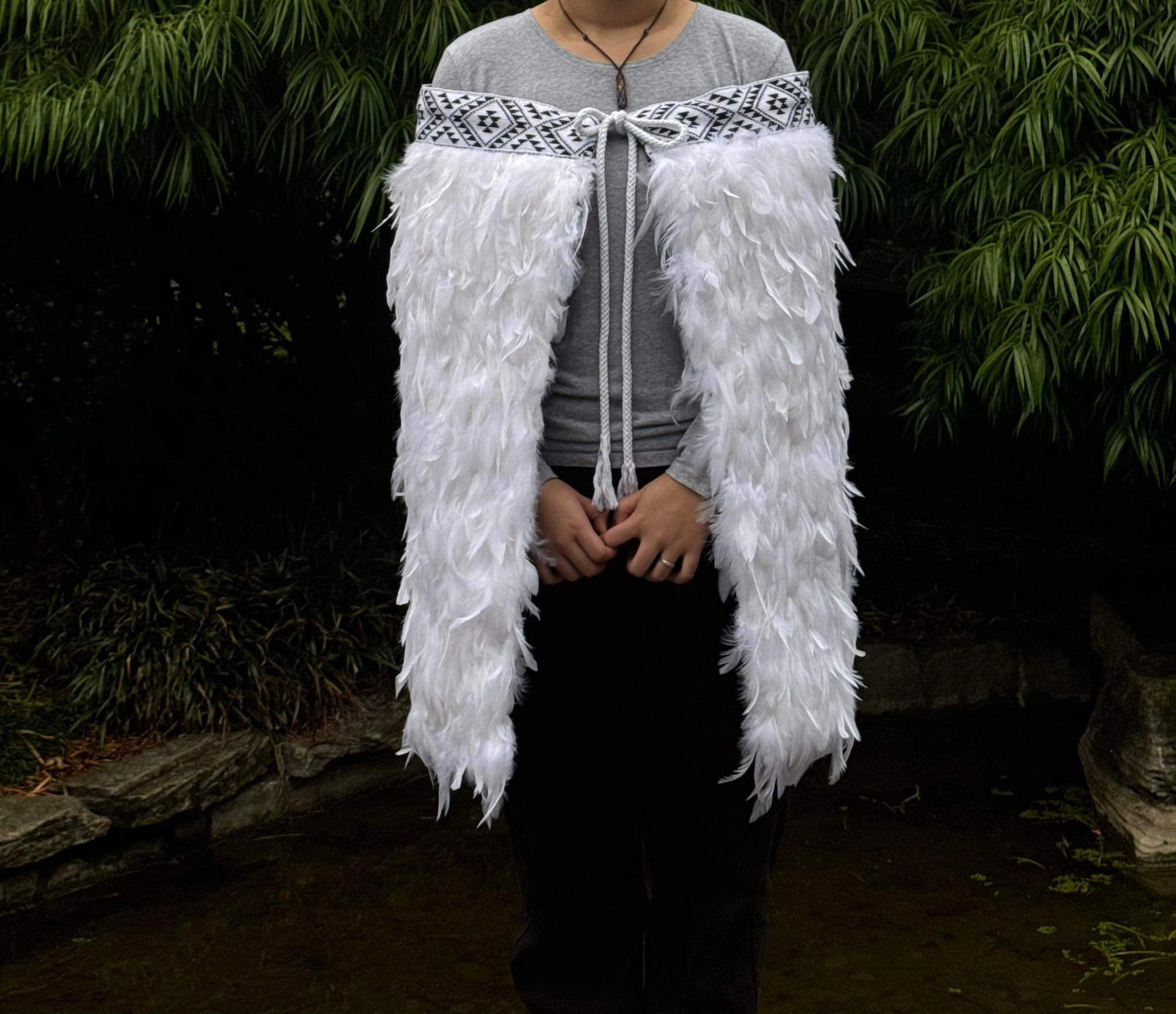 Korowai Adult Half Length- White