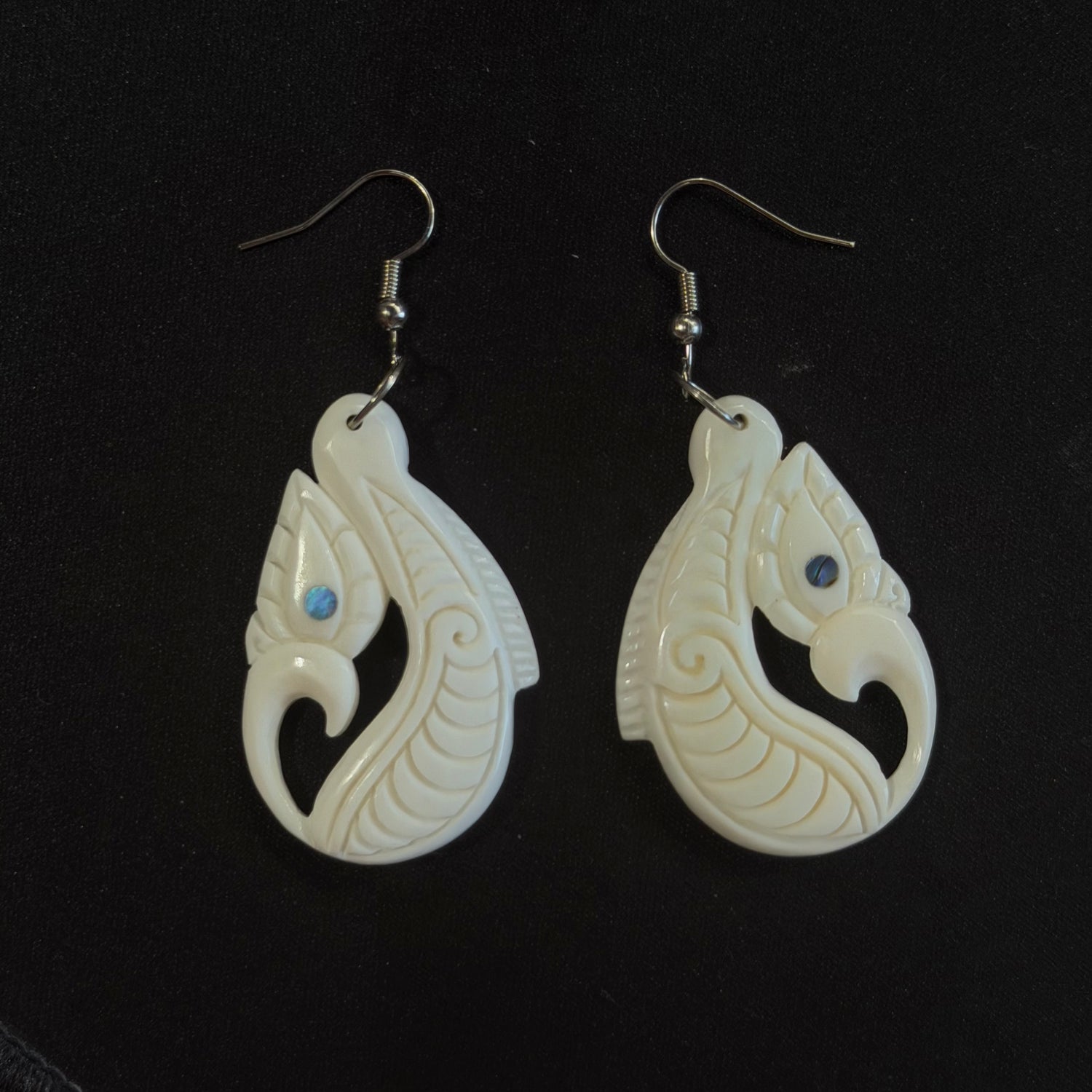 Intricate Bone Earrings