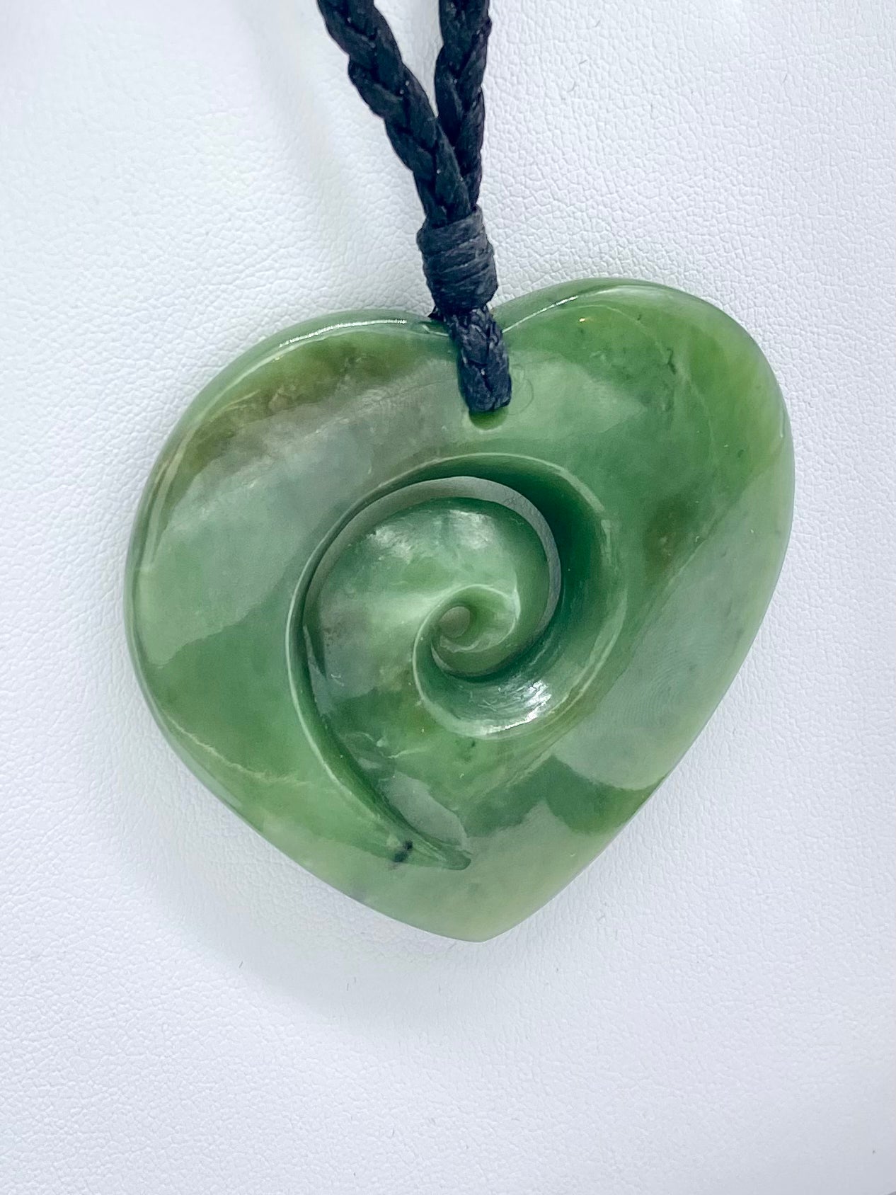 Koru Heart Pounamu Necklace
