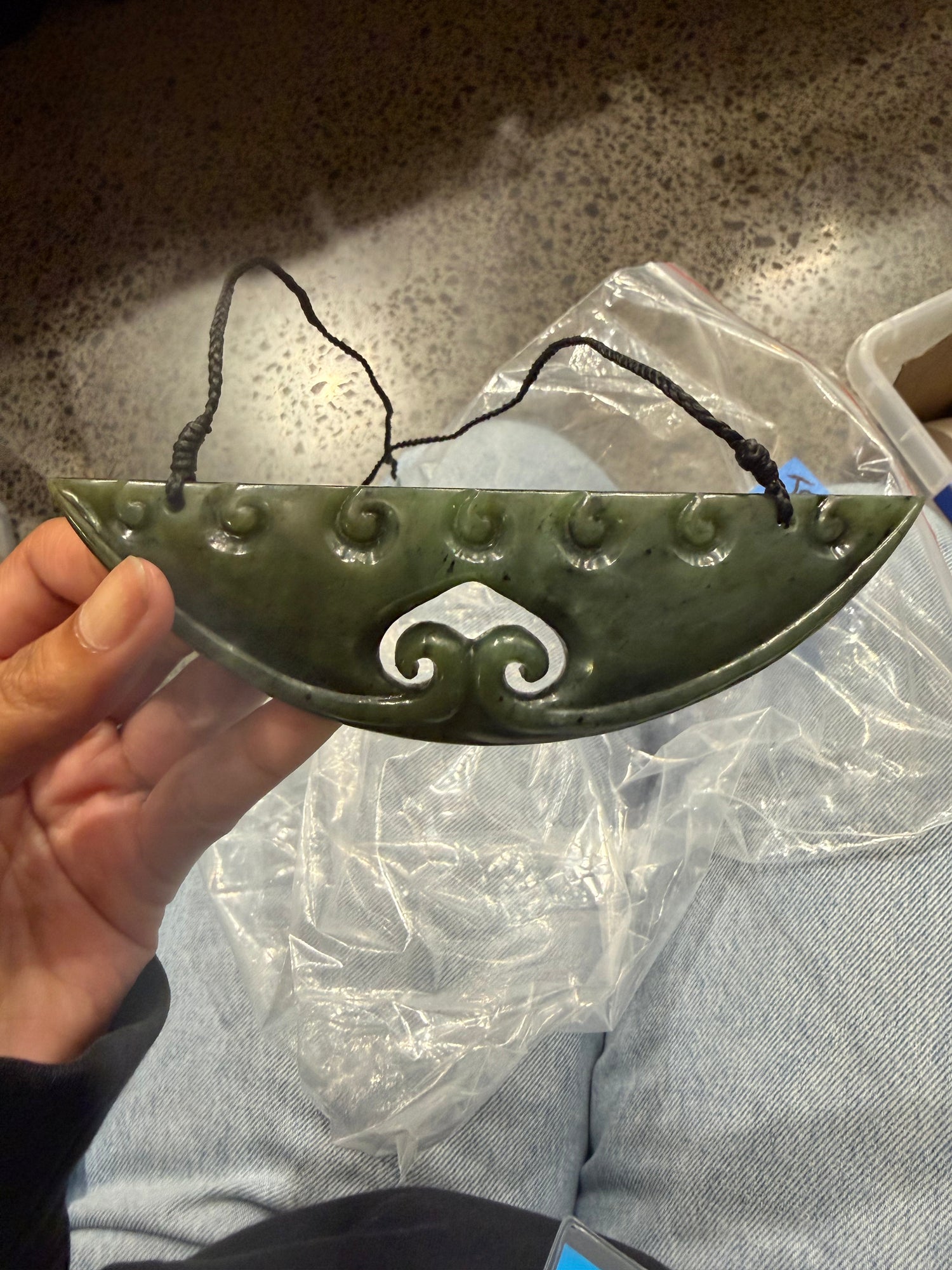 Koru Breatplate Pounamu Necklace