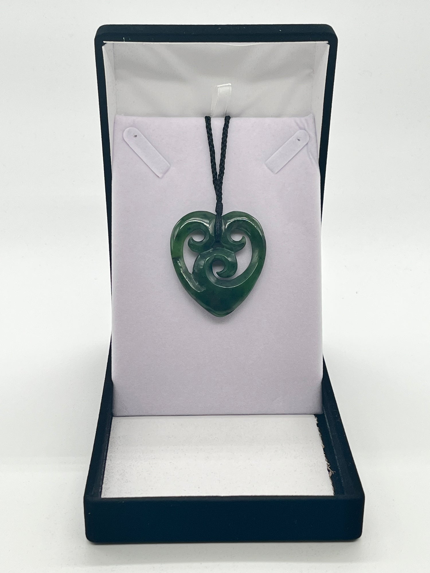 XS Triple Koru Heart Pounamu Necklace
