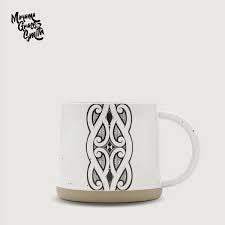 White Glazed Ceramic Mug - Moana Rd