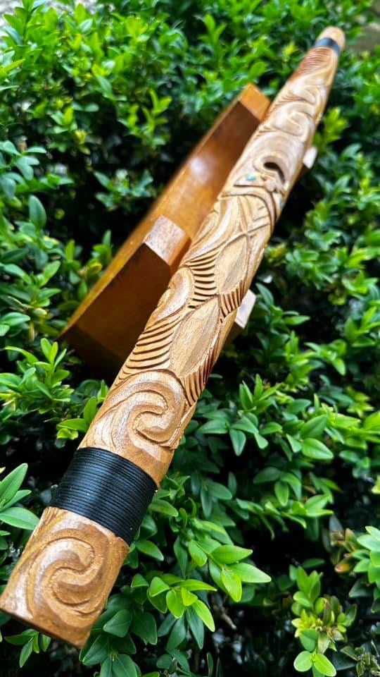 Wooden Putorino (flute)