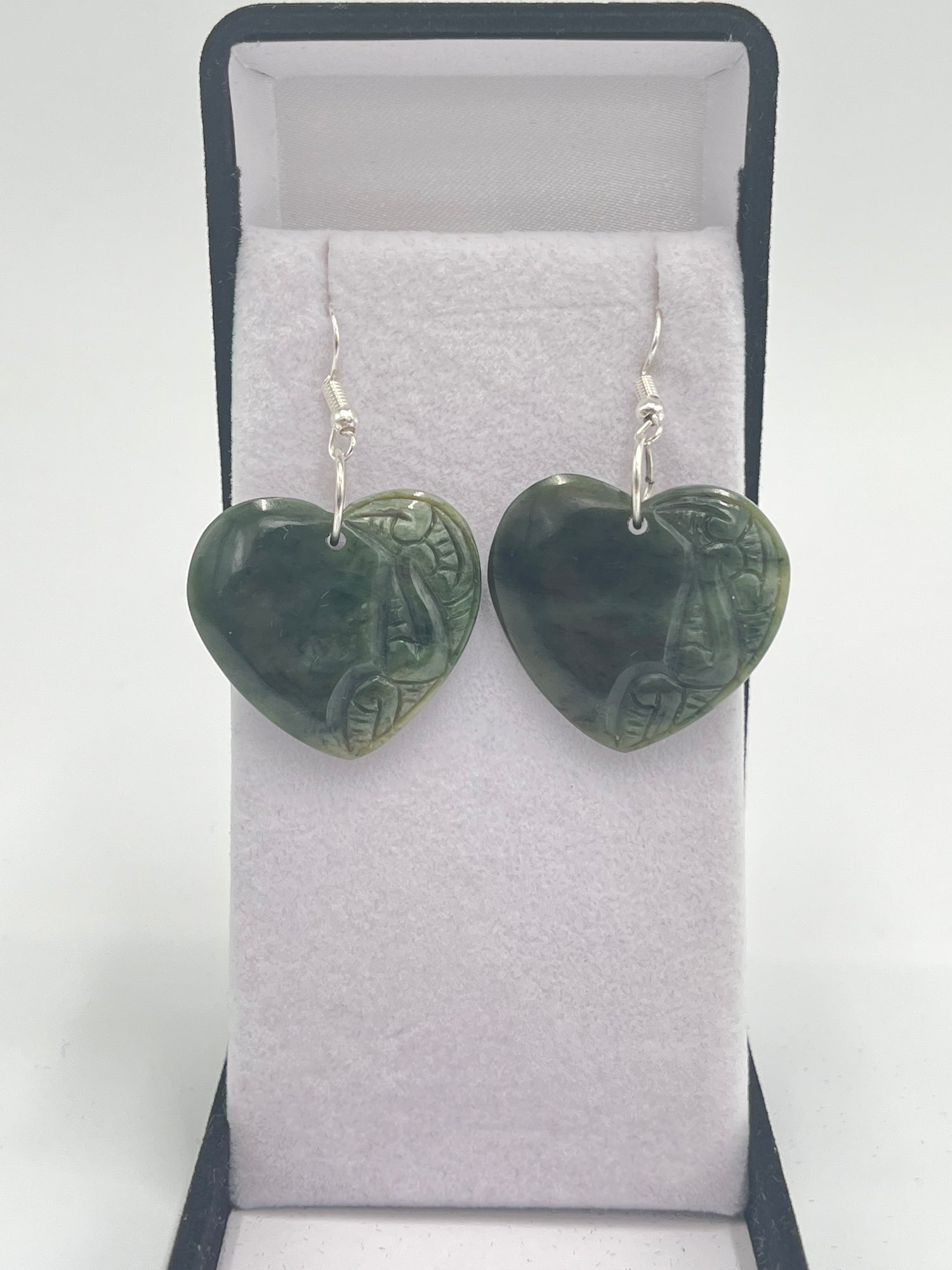 Manawa Koru Pounamu Earrings