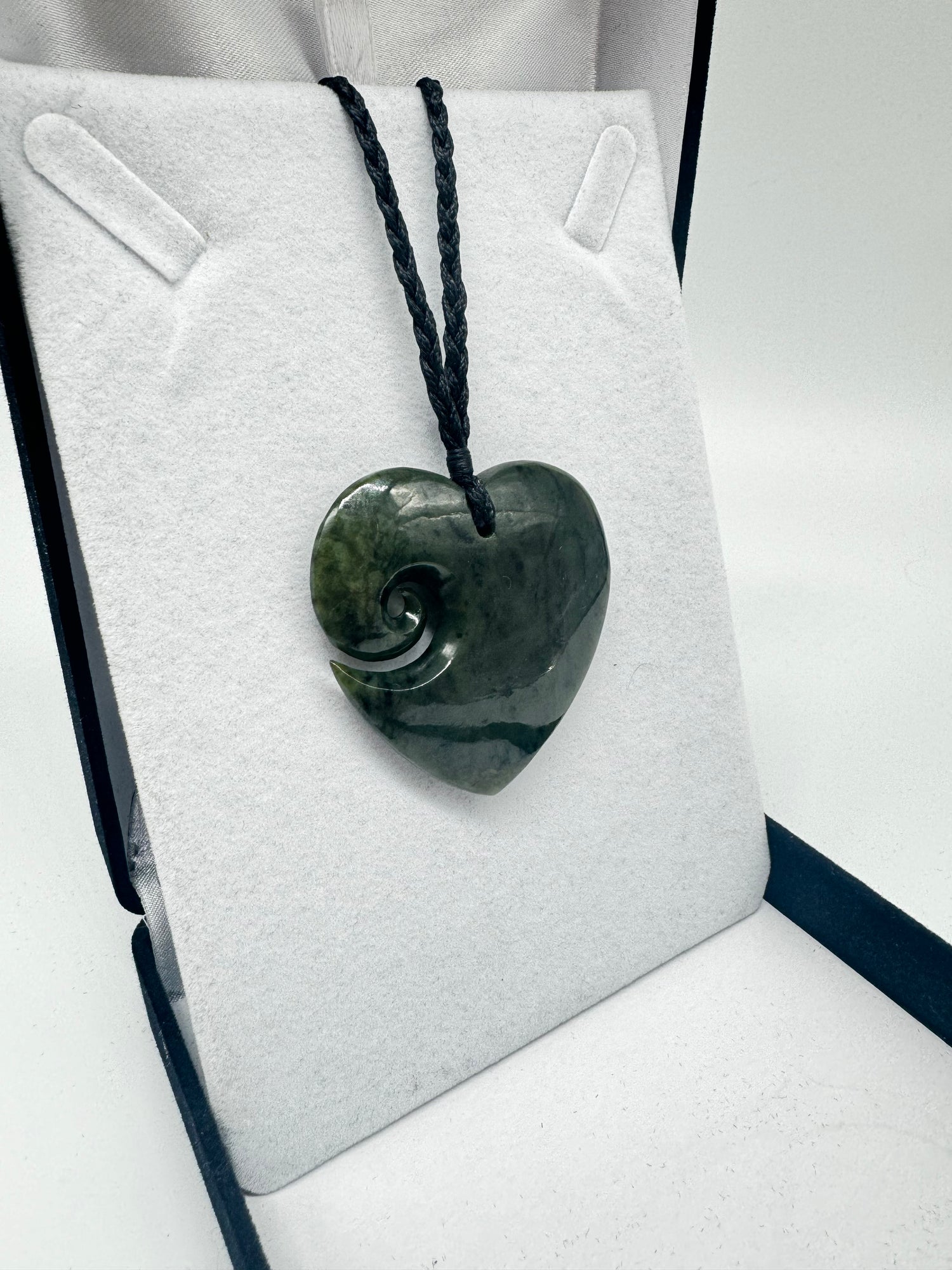 Koru Heart Pounamu Necklace