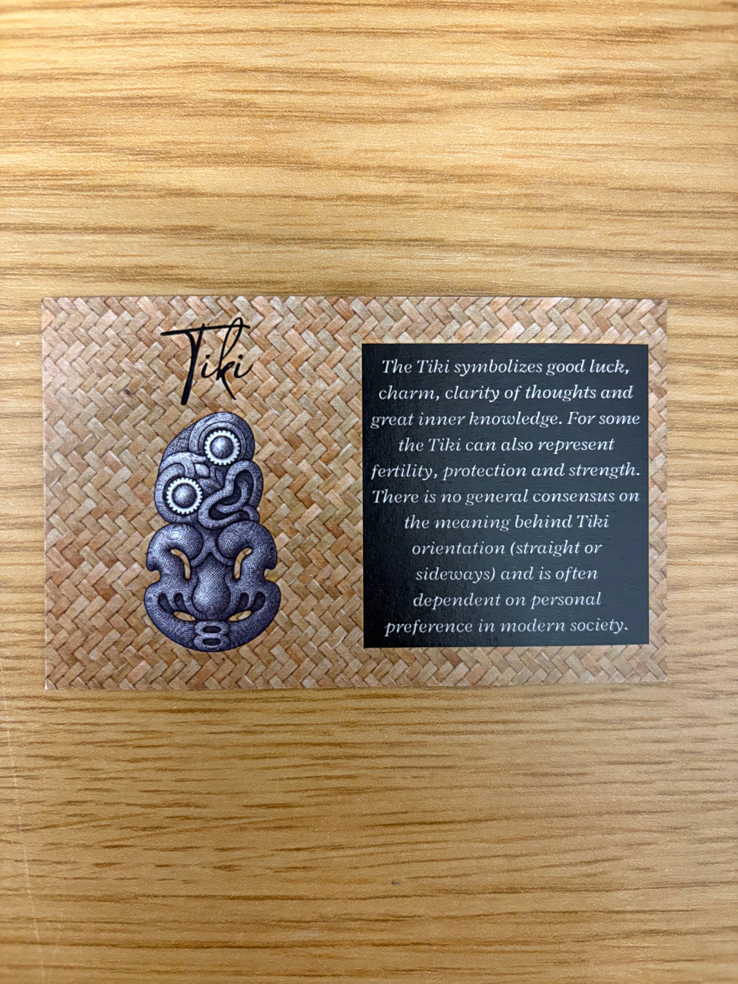 Meaning card