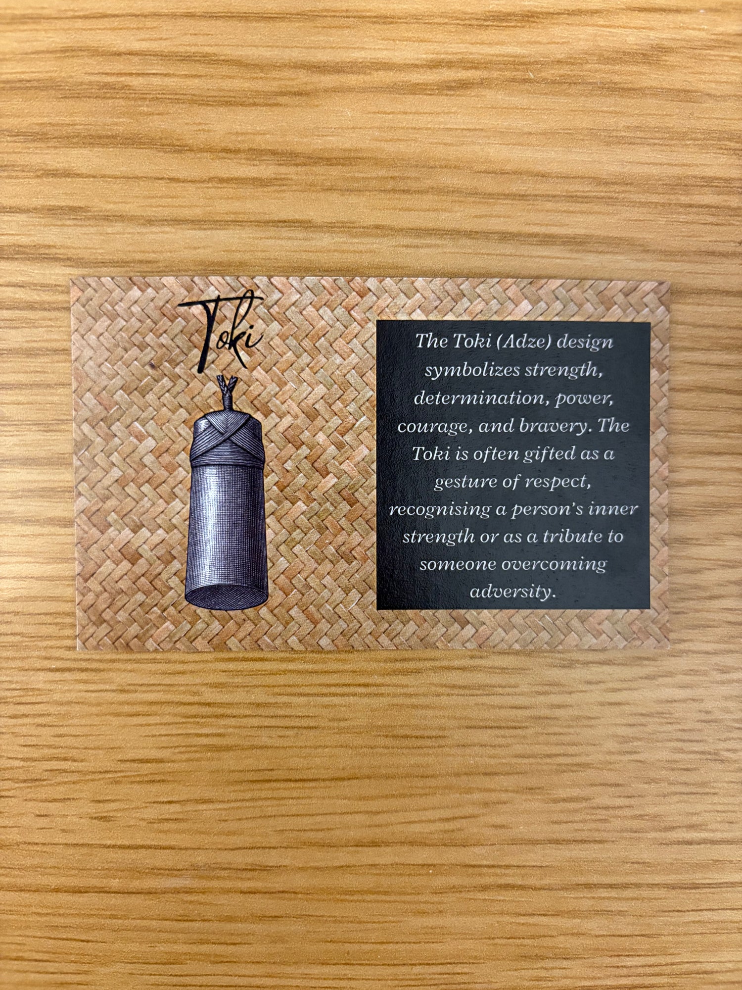 Meaning card