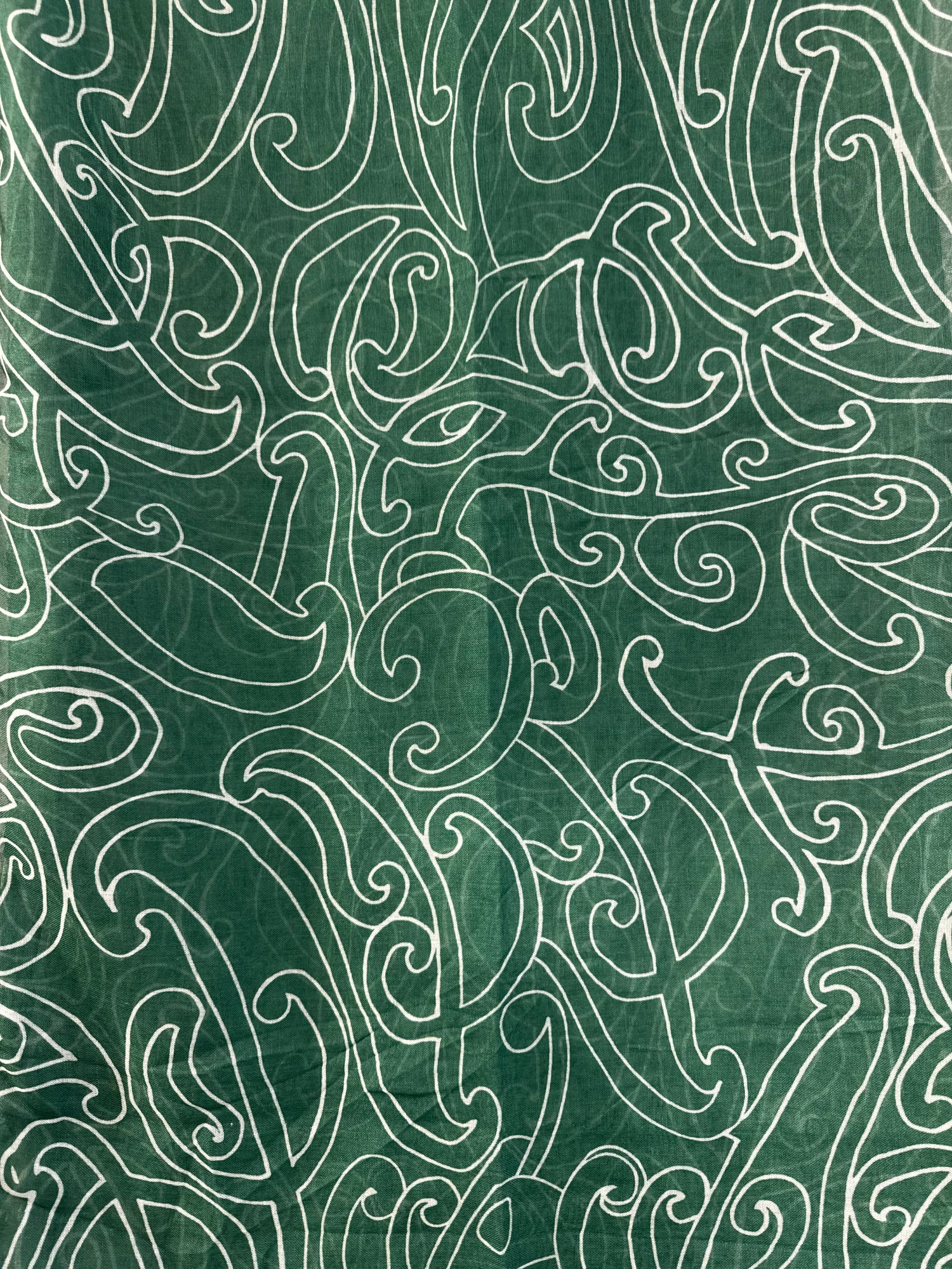 Green Koru Scarf