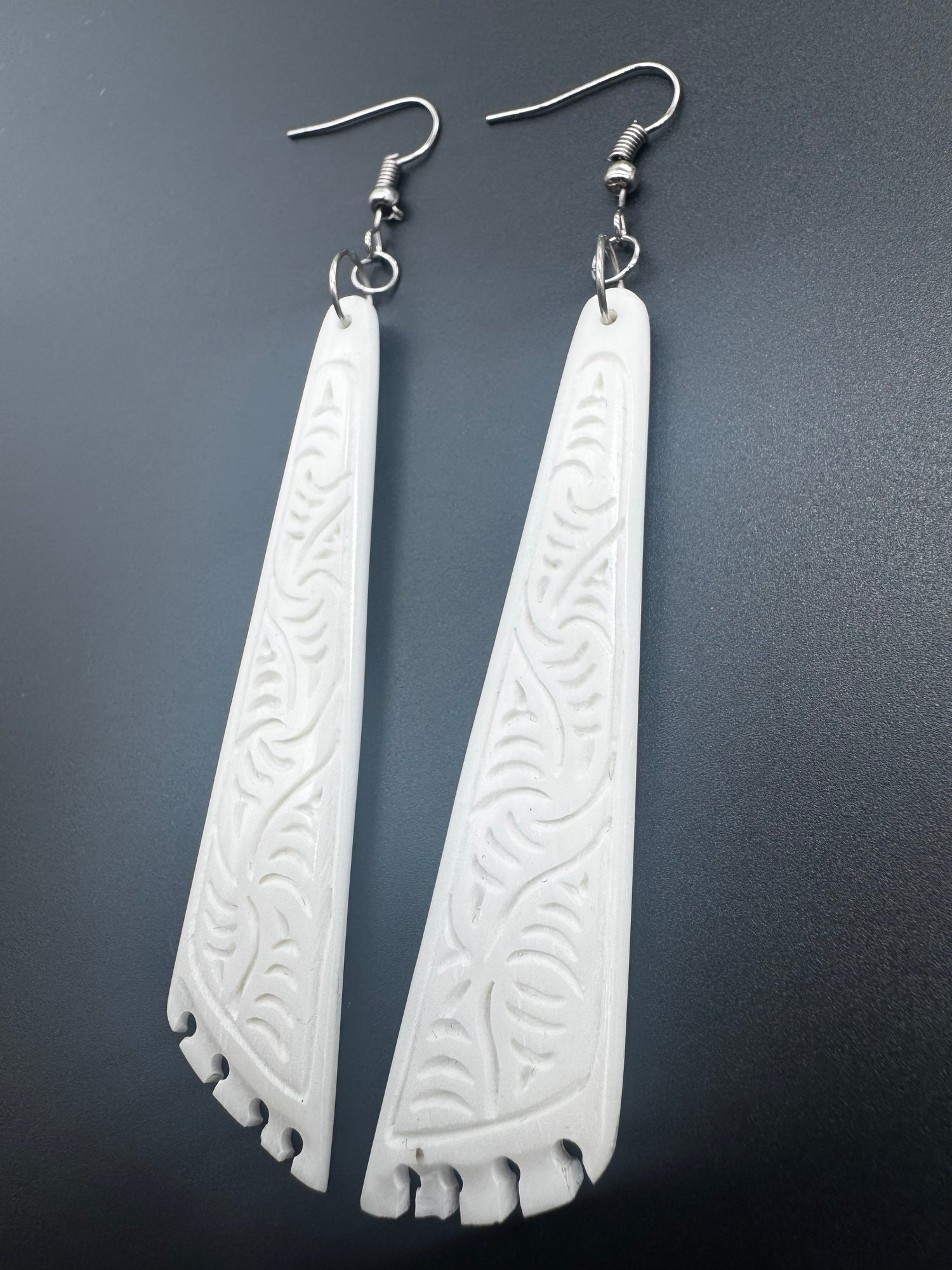 Intricate Bone Earrings