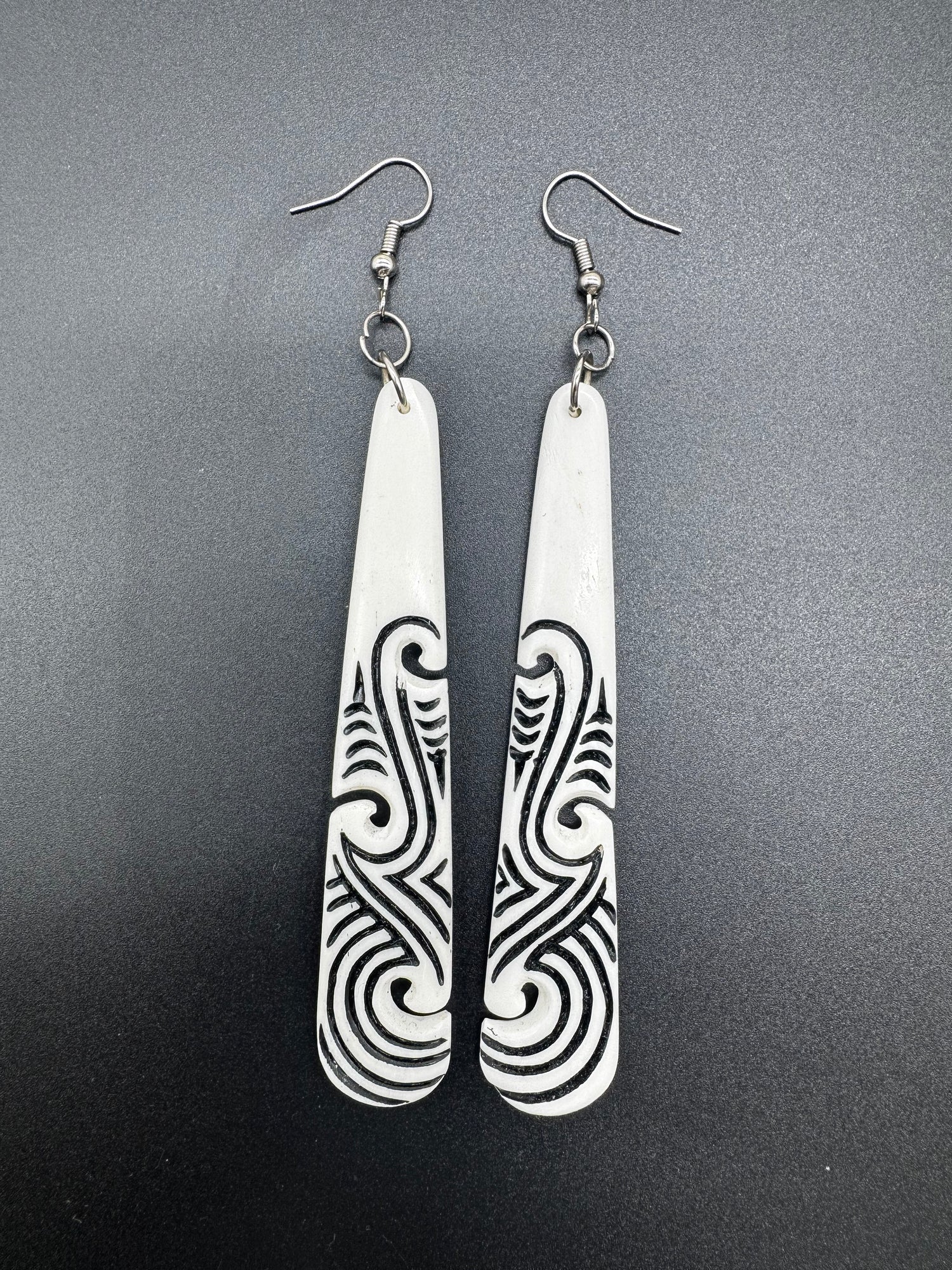 Intricate Bone Earrings