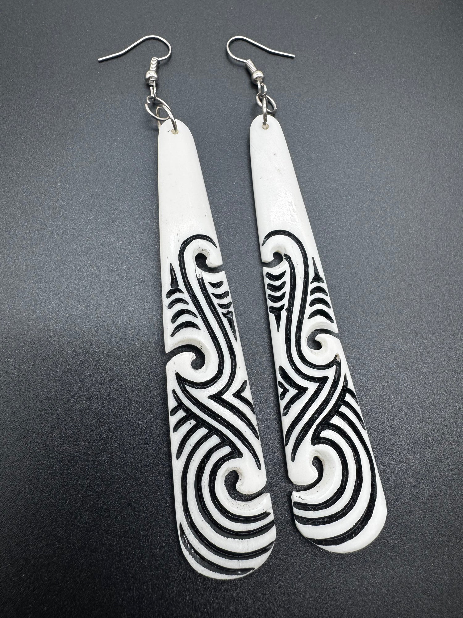 Intricate Bone Earrings