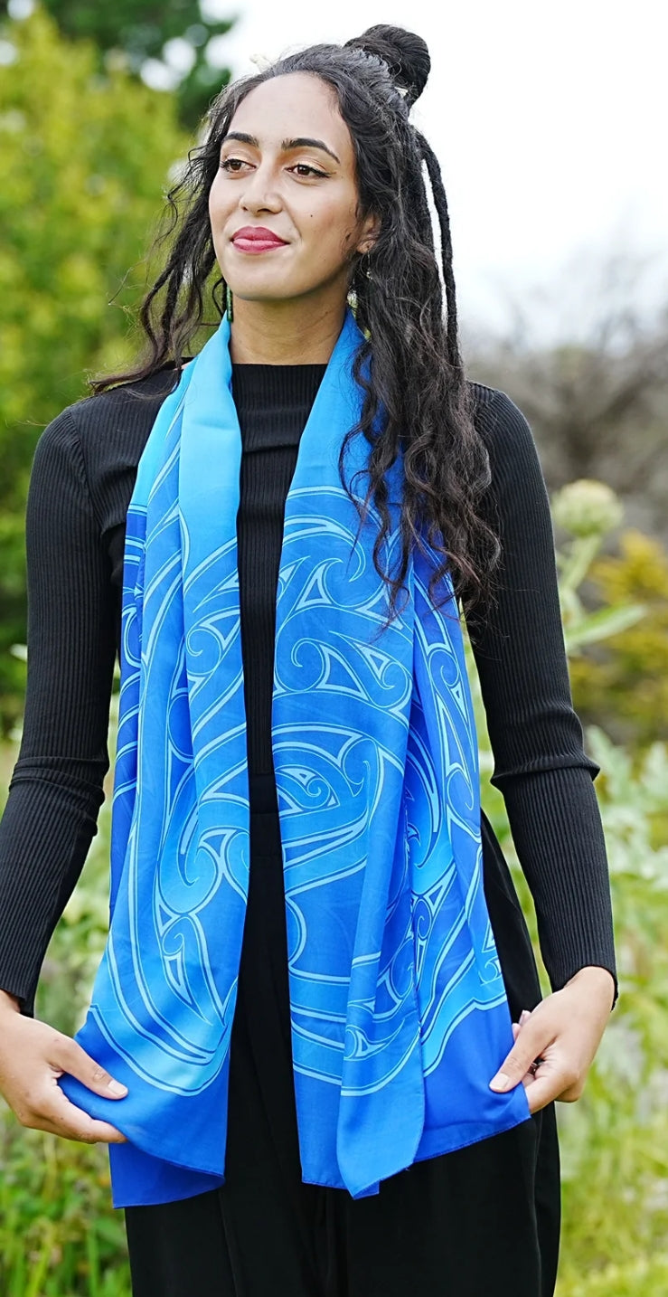 Moana Teal/ Blue Scarf