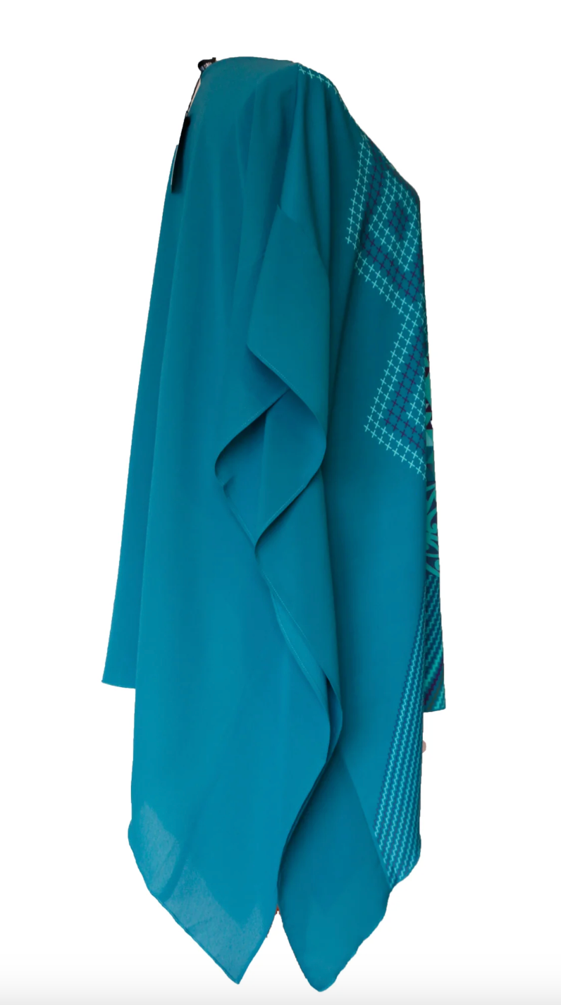 Butterfly Kaftan Transcending Teal