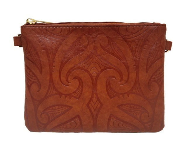 Brown Viaduct Clutch Bag- Moana Rd