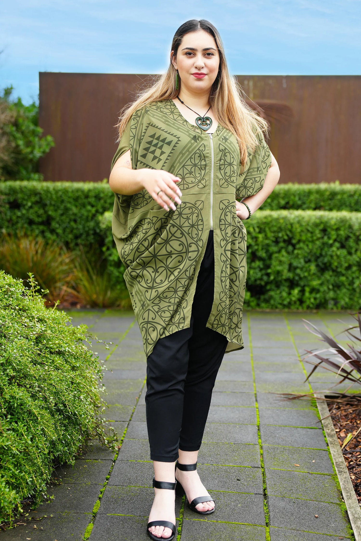 Putiputi Kaftan Olive