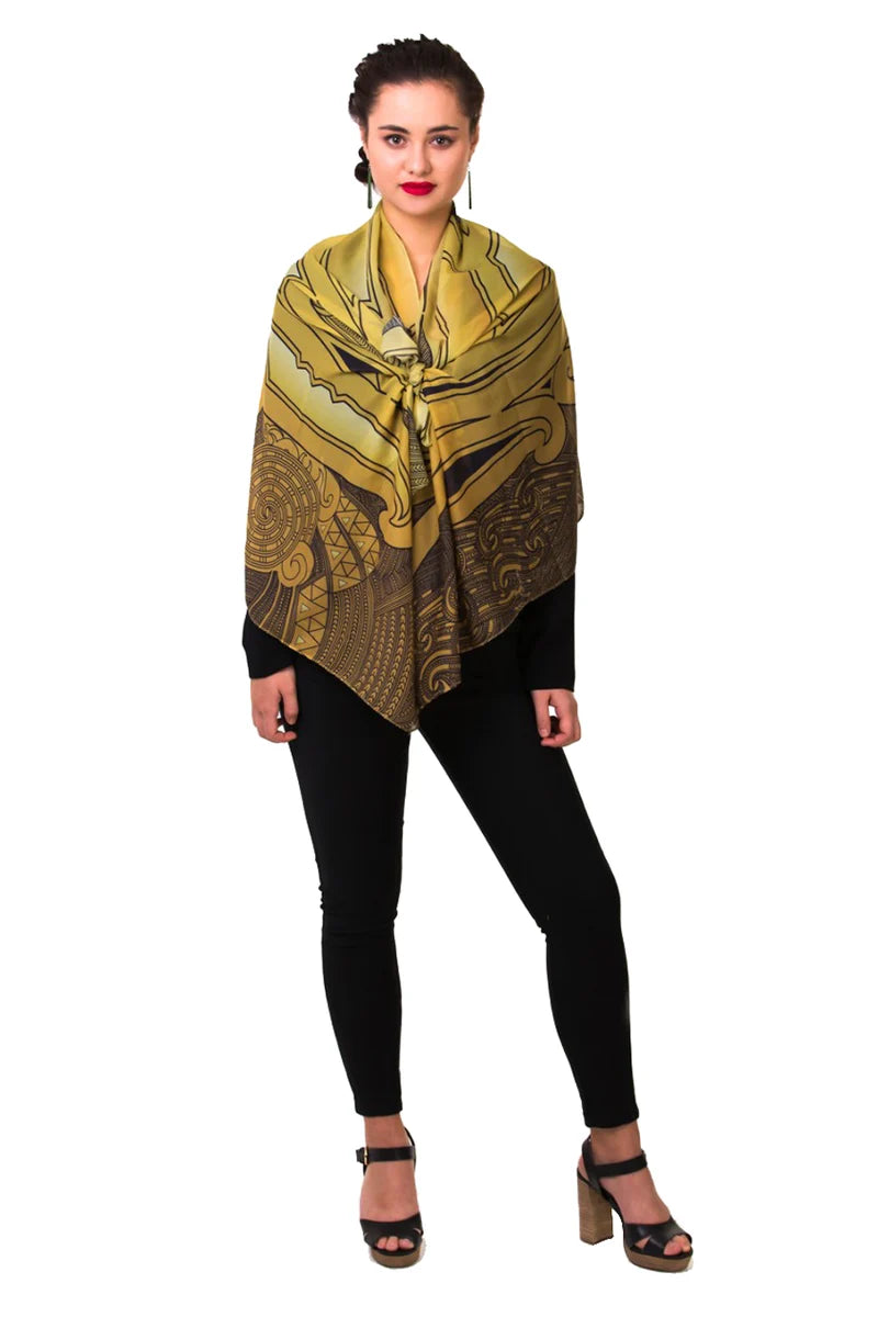 Nanaiore Gold Scarf