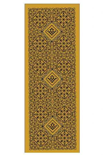Scarf- Putiputi Yellow Gold