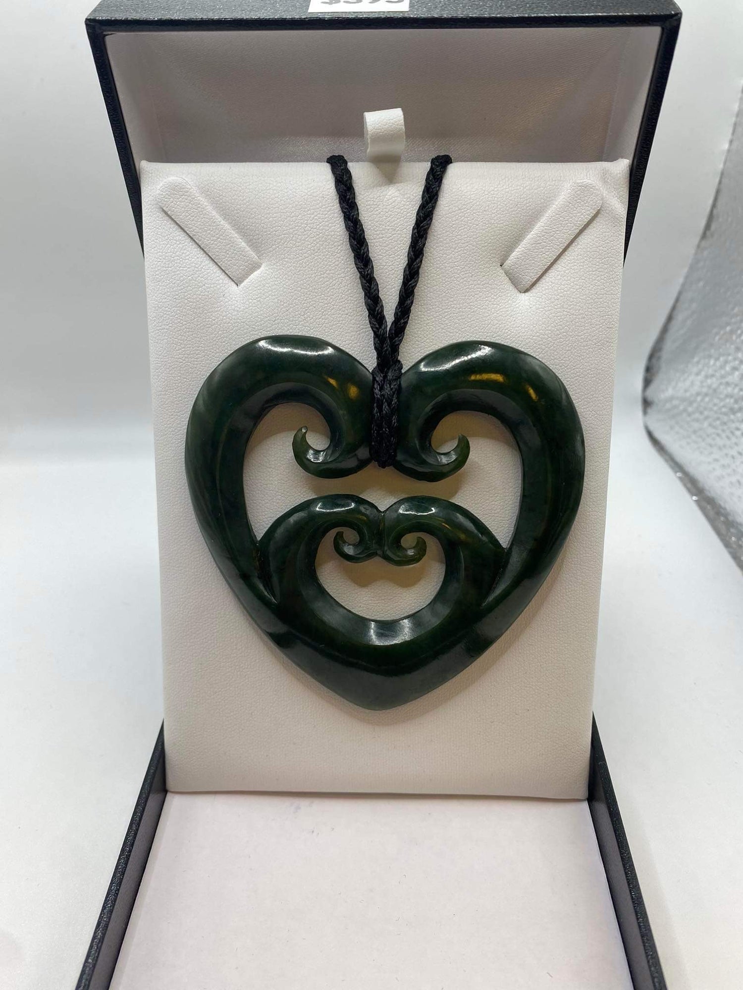 Medium Quad Koru Heart Pounamu Necklace