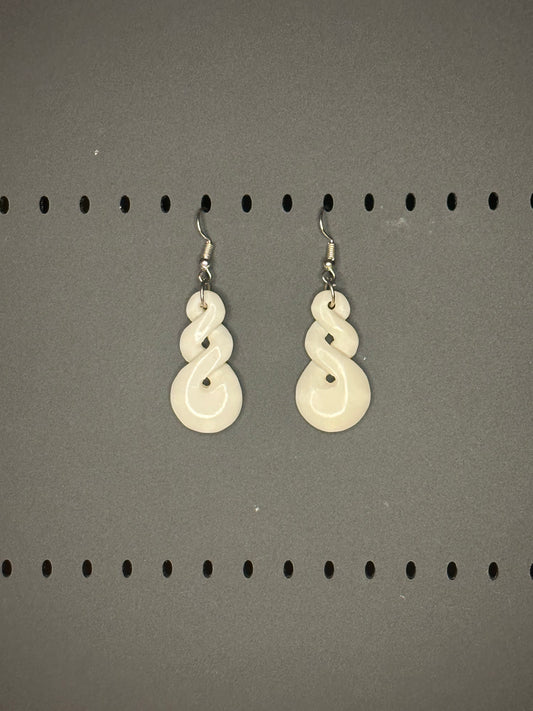 Bone earrings